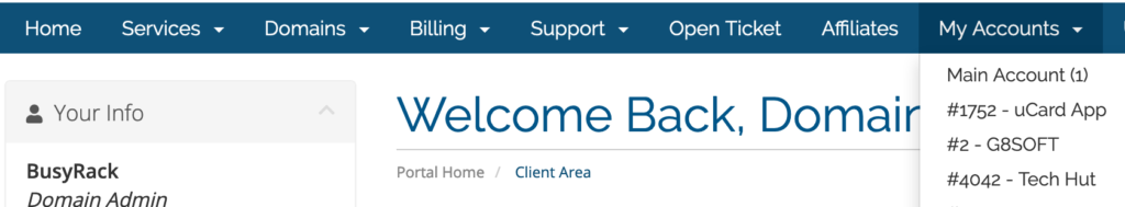 WHMCS Account Manager